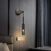 Creative Bottle-Shaped Crystal Bedside Wall Lamp